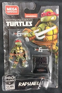 Mega Construx Pro Builders Teenage Mutant Ninja Turtles Raphael Damaged Package - Picture 1 of 8