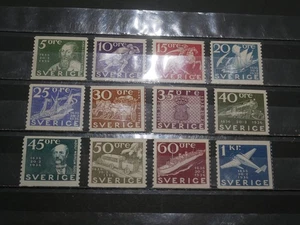 SUEDE SERIE TIMBRES N°235 A 246 NEUFS**. COTE 360 EUROS - Picture 1 of 1