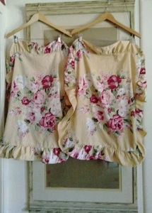 2 gelbe Blumen Rüschen Vintage Standard Kissenbezüge von Wamsutta - Bild 1 von 10