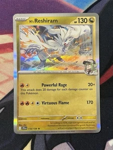 2x N's Reshiram 116/159 Holo - Gemeinsam Reise Pokemon PACKFRISCH (2 Karten) - Bild 1 von 3