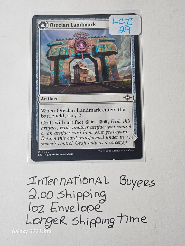 Oteclan Landmark MTG Lost Caverns #29 – Epic Power Awaits a Worthy Hero! - Image 1 of 1