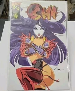 Manga Shi #1/2 1996 Wizard One Shot con certificado de autenticidad -- - Imagen 1 de 6