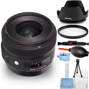 Sigma 30mm f/1.4 DC HSM Art Lens for Sony 301-110 - 7 piece Accessory Bundle - Picture 1 of 2