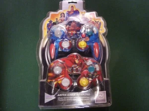 NINTENDO GAMECUBE JUSTICE LEAGUE CONTROLLER SET NEW / SEALED - Picture 1 of 8