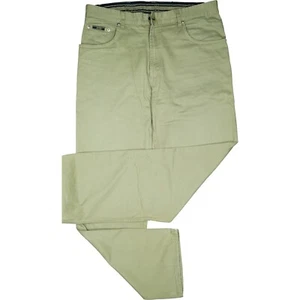 HUGO BOSS Alabama Men's Jeans Pants Straight Leg Regular 52 XL W36 L32 Oliv Grün - Picture 1 of 5