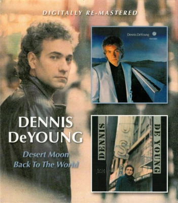 Dennis DeYoung ~ Desert Moon (1984) / Back To The World (1986) CD 2013 •• NEW •• Foto 1 de 4