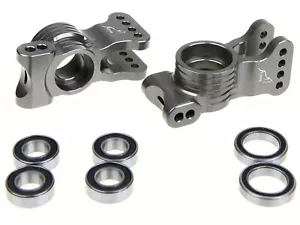 GTBracing CNC aluminio 1/8 radiocontrol coche TLR LOSI 8ight XE XT portahubos rueda trasera - Imagen 1 de 4