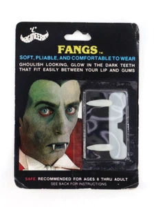 Vintage 1983 Imagineering VAMPIRZÄHNE Zähne Halloween Make-up NEU VERSIEGELT NOS - Bild 1 von 4