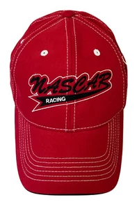 Gorra de carreras Nascar bandera a cuadros deportiva roja con tirantes A012039070 - Imagen 1 de 7