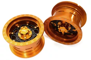 Billet Machined 8 Spoke Alloy Wheel Upgrade Kit (1-pair) for 1/6 SCX6 - Picture 1 of 1