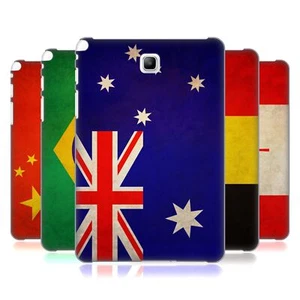 HEAD CASE DESIGNS VINTAGE FLAGS HARD BACK CASE & WALLPAPER FOR SAMSUNG TABLETS 1 - Picture 1 of 18