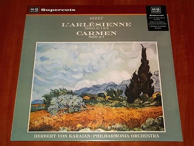 BIZET L'ARLESIENNE CARMEN HERBERT KARAJAN 1958 HI-Q RECORDS 180g VINYL LP New - Image 1 of 2