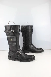 Accessoire Diffusion Lederstiefel Schwarz T 36 Sehr Guter Zustand - Bild 1 von 15