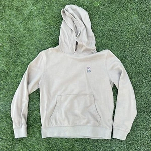 Psycho Bunny Hoodie Boys Medium 10/12 Taupe Sweatshirt Sweater Youth Kids - Picture 1 of 3