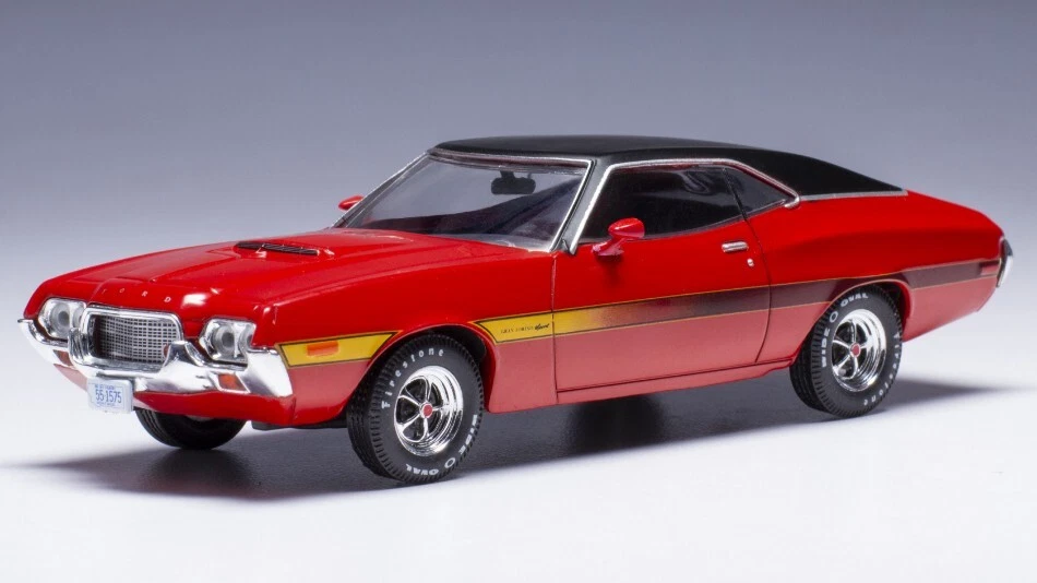 Modellino auto scala 1:43 FORD GRAN TORINO SPORT diecast modellismo statico - Immagine 1 di 1