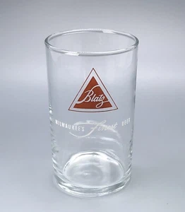 VTG BEER GLASS DISCOUNT / Blatz Tavern Shell Barware / Man Cave Bar Decor Gift - Picture 1 of 10