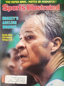 Vintage Sports Illustrated. January 21, 1980. Gordie Howe. - Picture 1 of 2