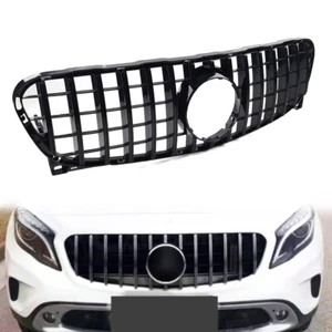 GTR Style Front Bumper Grille For Mercedes Benz GLA Class X156 GLA180 2014-2016 - Picture 1 of 11