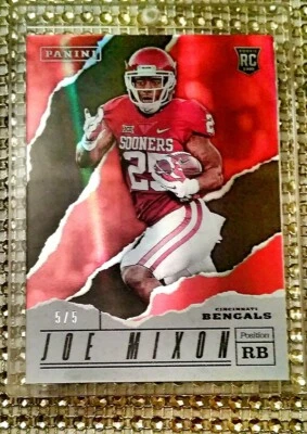 MINT‼#d *5/5* LAST PRINT 2017 Panini Father's Day Joe Mixon RC 🌟Bengals V-RARE  - Image 1 of 4
