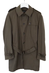 Strellson Jacket Men (Eu) 50 Buttoned Polo Collar with Belt Medium Long - Picture 1 of 11