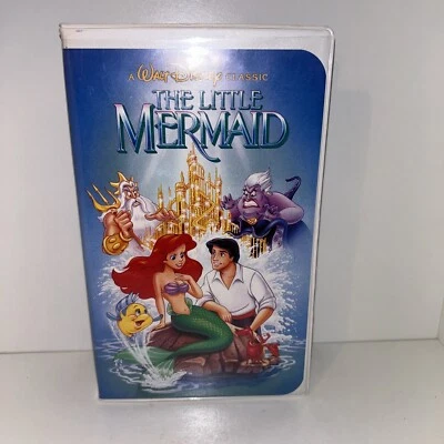 THE LITTLE MERMAID DISNEY BLACK DIAMOND VERSION #913 VHS 1989 BANNED COVER Qty2 - Image 1 of 4