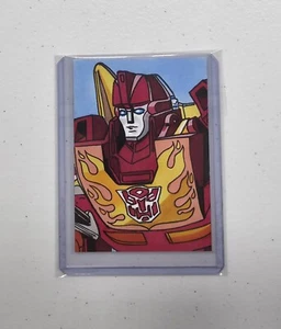 Dynamite Transformers 40th G1 Hot Rod 1/1 Sketch Signed Deluxe Premium Card - Picture 1 of 2