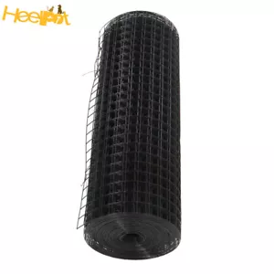 Paño de hardware calibre 16 1 pulgada malla de alambre recubierto de vinilo negro soldado 24 pulgadas × 50 pies - Imagen 1 de 12