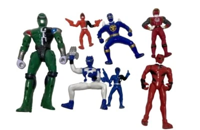 Lote de 7 figuras de acción y Power Rangers Green Ranger y más Foto 1 de 4