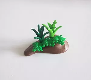 PLAYMOBIL (I246) VEGETATION - Sol Monticule Terre Marron avec Plantes 4493 - Imagen 1 de 1