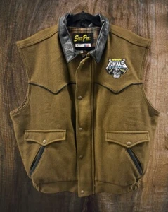 South Point Wrangler 2010 National Rodeo Finals Las Vegas Wool Blend Vest 3XL - Picture 1 of 10