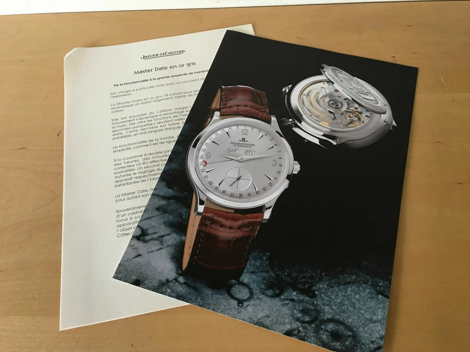 Usato In Negozio - Press Kit MASTER DATE Jaeger-LeCoultre - BÂLE 2000 - Usato - Immagine 1 di 1