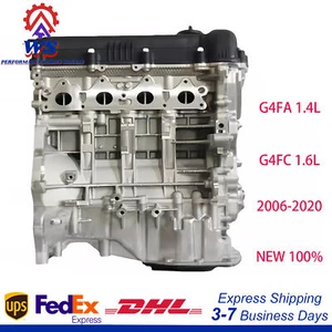 Long Cylinder Block Engine Assembly For 06-20 Hyundai Elantra 1.4L G4FC G4FA 1.6 - Picture 1 of 9