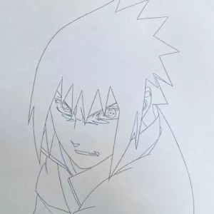 Naruto immagine originale Sasuke/cel genga personaggio merci Masashi Kishimoto 11 - Foto 1 di 2