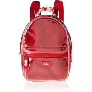  UGG Dannie II Mini Backpack Clear,Samba RED 