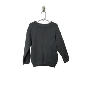 Zara Kids Youth Child Unisex Sz 4-5Y (CM 110) Dark Gray Knit Sweater Neutral - Picture 1 of 4