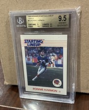 RONNIE HARMON 1988 KENNER STARTING LINEUP CARD BGS 9.5 - BUFFALO BILLS