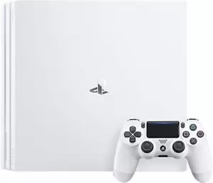 Sony PlayStation 4 Pro 1TB Videospielkonsole Glacier White + Spiele BUNDLE - Bild 1 von 1