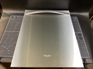 W10644289-Genuine Whirlpool Gold Dishwasher Front Panel Stainless*FREE SHIPPING* - Picture 1 of 3