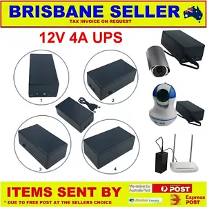 12v UPS NBN 44.4wh PHONES MODEM ROUTER EFTPOS CCTV LITHIUM RECHARGEABLE BATTERY - Picture 1 of 11