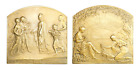 New ListingO959, Belgium, 1913 Epreuve d'auteur World Exhibition Br Plaque Medal, Stunning!