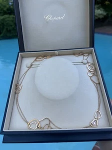 Chopard 18k diamond necklace Happy Hearts - Picture 1 of 8
