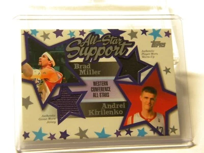 2004-05 Topps Baloncesto All Star Soporte #ASR-MK Miller Kirilenko #'d 090/250 Foto 1 de 3