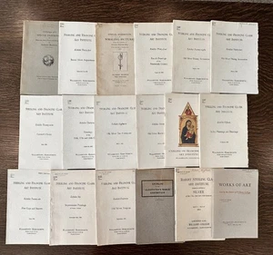 Peabody~Williams College~Sterling Clark Art Inst. 1916-1966 Exhibit Catalogs M.. - Imagen 1 de 6