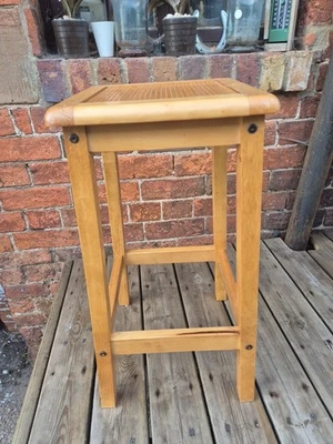 24 Inches Tall Wooden Stool - Image 1 of 4