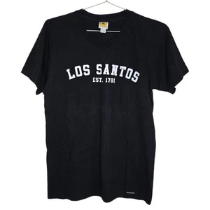 Camiseta negra Rockstar Los Santos Grand Theft Auto 5 GTA5 talla pequeña - Imagen 1 de 8