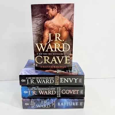 J.R. Ward Fallen Angels 4 Book Set Paranormal Romance Fantasy Series Sexy — 第 1/4 张图片