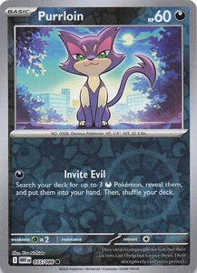 Purrloin SV: White Flare 055/086- NM - Reverse Holo - Picture 1 of 2