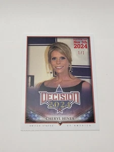 Decision 2024 Cheryl Hines 1/1 Red Foil - Picture 1 of 3