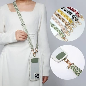 1Pcs Long Phone Strap Adjustable Cell Phone Lanyard Mobile Phone Rope Women - Picture 1 of 18