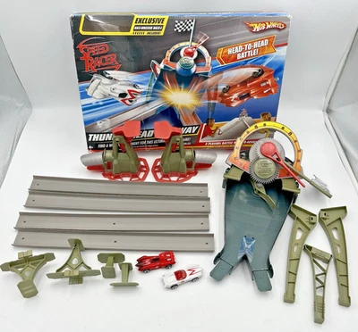 Hot Wheels Speed Racer Thunderhead Raceway Exclusive Mach 4 COMPLETE RARE VIDEO! - Image 1 of 4